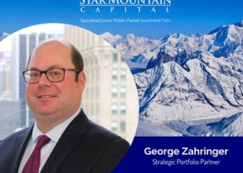 Zahringer Joins Star Mountain Capital as Strategic Portfolio Partner